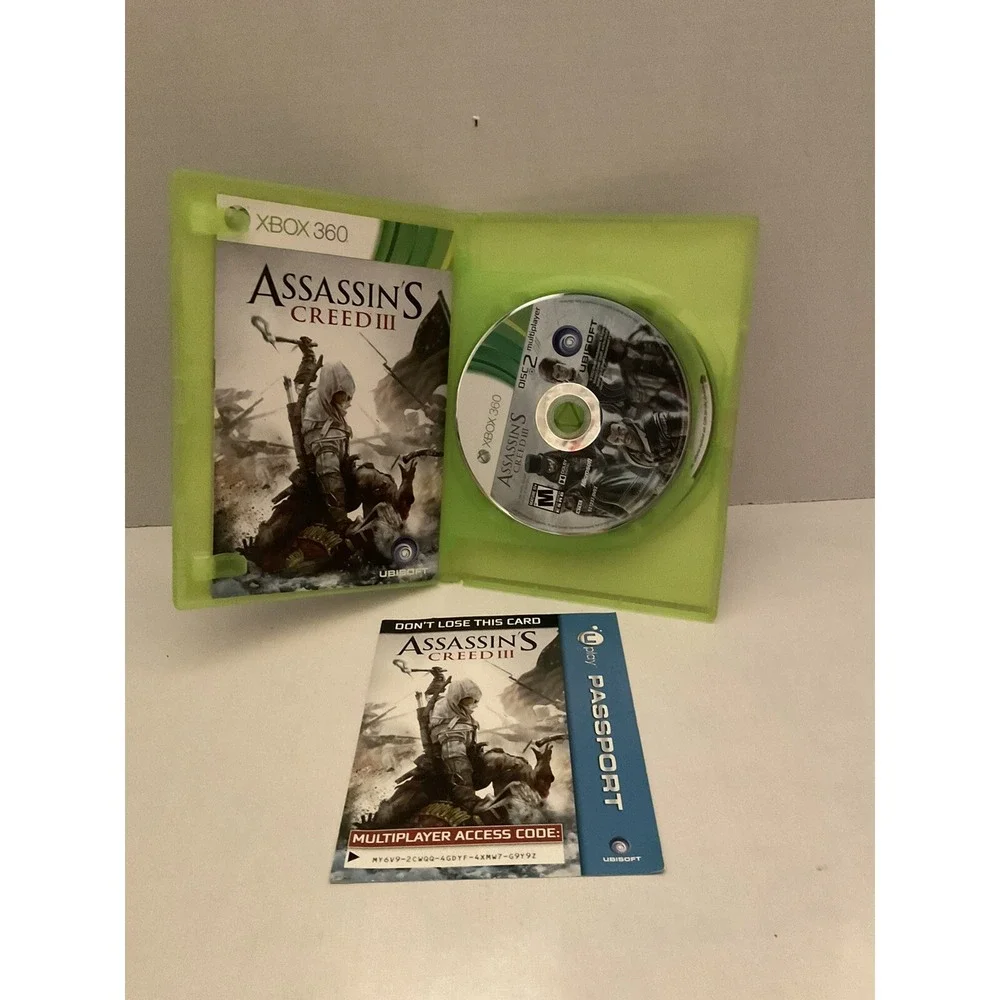 Assassin's Creed III (Microsoft Xbox 360, 2012) Used